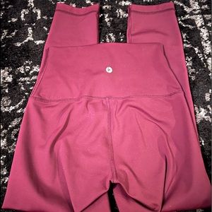 plum 90° Leggings, size xs